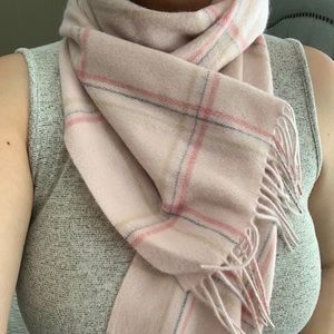 Luisa perini cashmere pink scarf